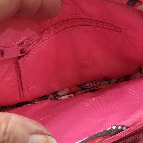 Vera Bradley On The Square quilted blush pink floral wristlet crossbody NWT - Picture 9 of 9